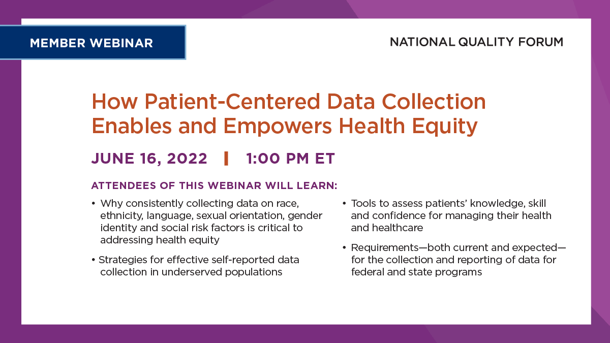 NatQualityForum's tweet photo. Join us from 1-2PM ET tomorrow for a learning opportunity led by our Member Organization @phreesia 

▶️ https://t.co/8v4Ad6fSNl
Register now 

#Webinar | #Phreesia | #NQF https://t.co/bPrfKjNJIN