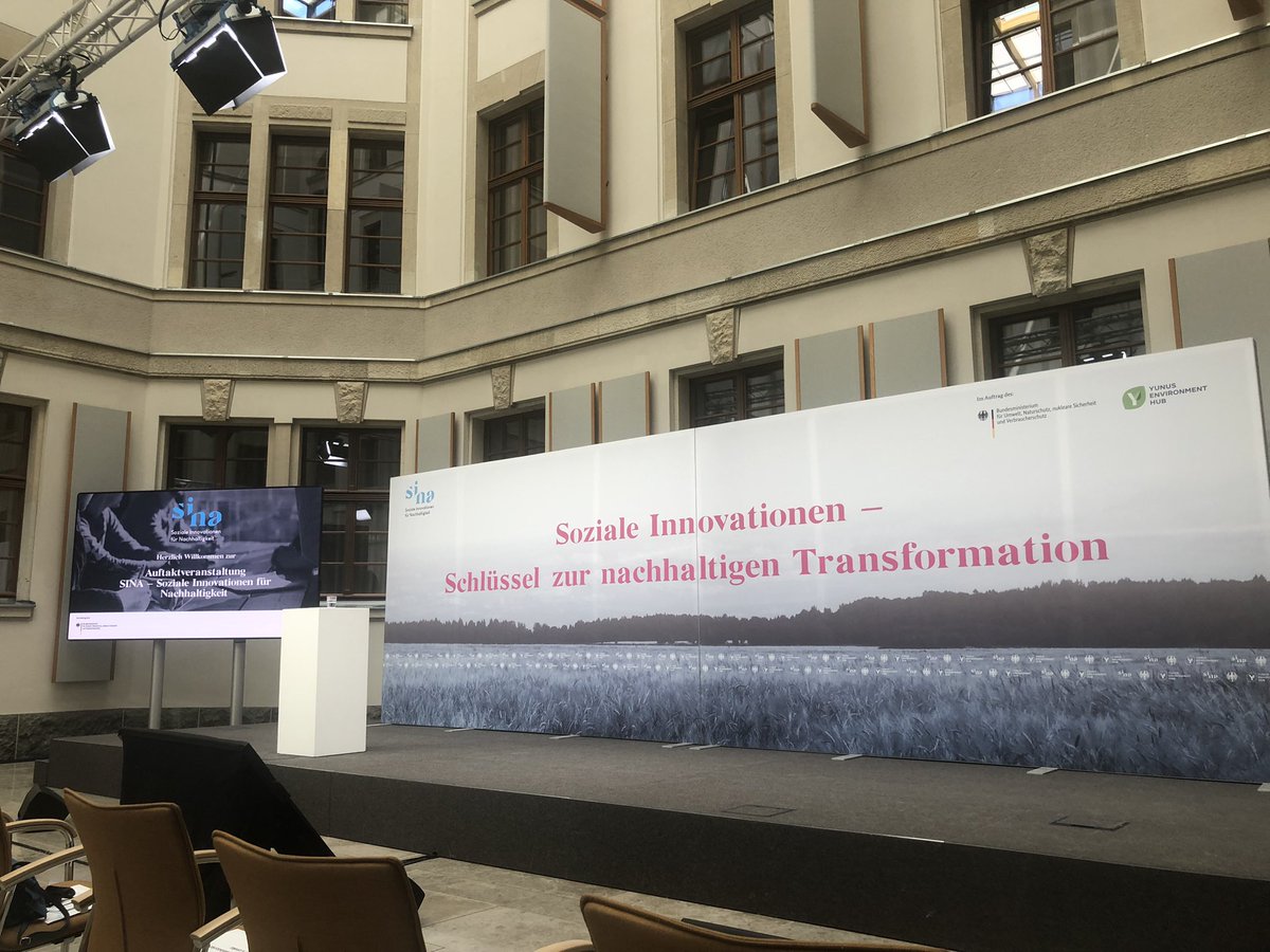 Heute im @BMUV mit meinem Herzensthema ‚Soziale Innovation’ Vorfreude u.a. auf <a href="/manomama/">Vikas Vikas</a> #socent