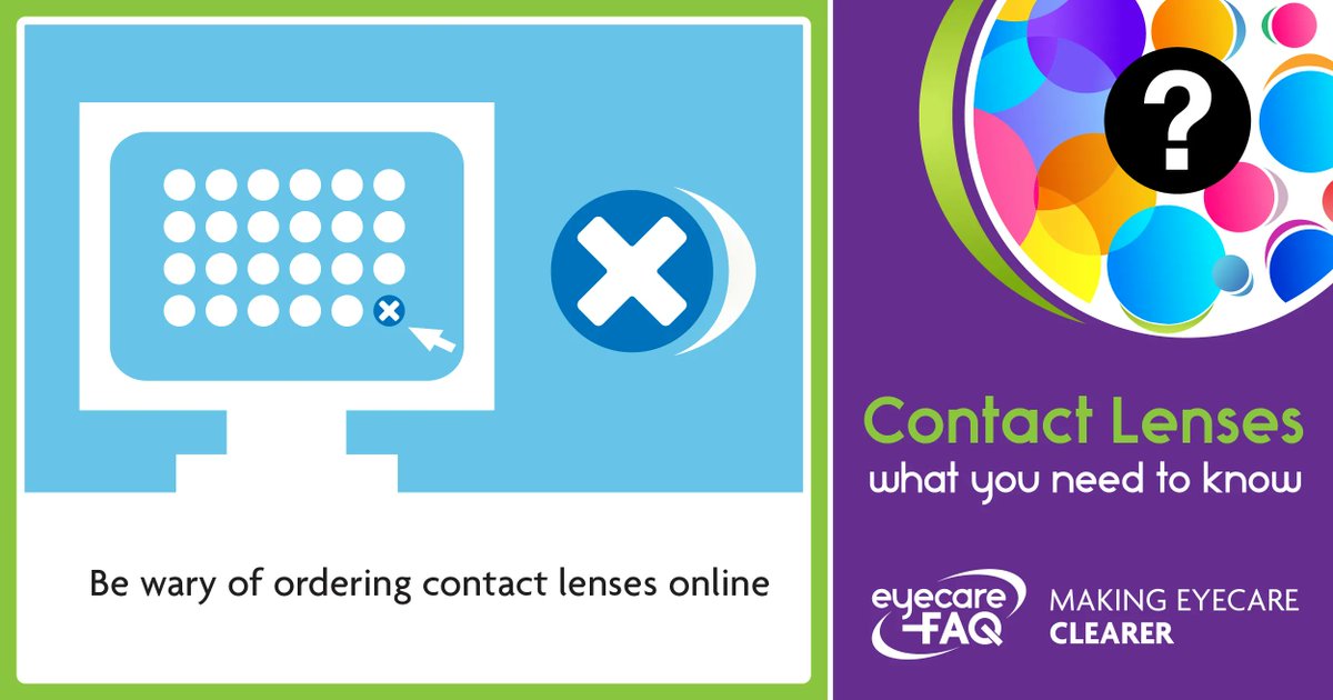 You shouldn’t change your lens type, wearing schedule, replacement frequency, modality, brand, solutions or care procedures without the recommendation of your eyecare practitioner. Don’t forget that you still need regular contact lens checks. #LoveYourLenses