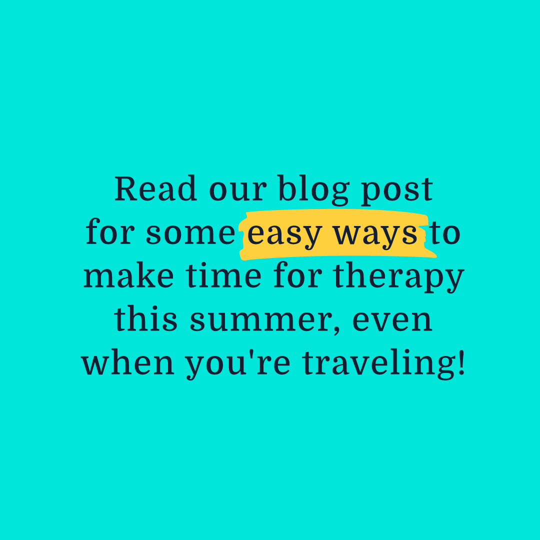 With schedule changes and travel plans, some families consider stopping speech therapy during the summer. But there are lots of reasons to keep going, and online therapy makes it easy. Here's how to fit in therapy this summer, even when you're on the road. blog.expressable.io/4-reasons-to-k…