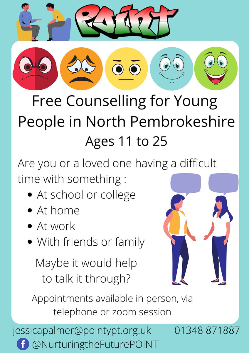 📣Todays blog post for #YouthWorkWeek is about our POINT Counselling service!

Our counselling services fit in with the 5 ways to wellbeing through #takingnotice, #Keeplearning and #weareconnected  📣

pointypt.org.uk/point-news/cou… 

<a href="/CWVYS/">CWVYS</a>