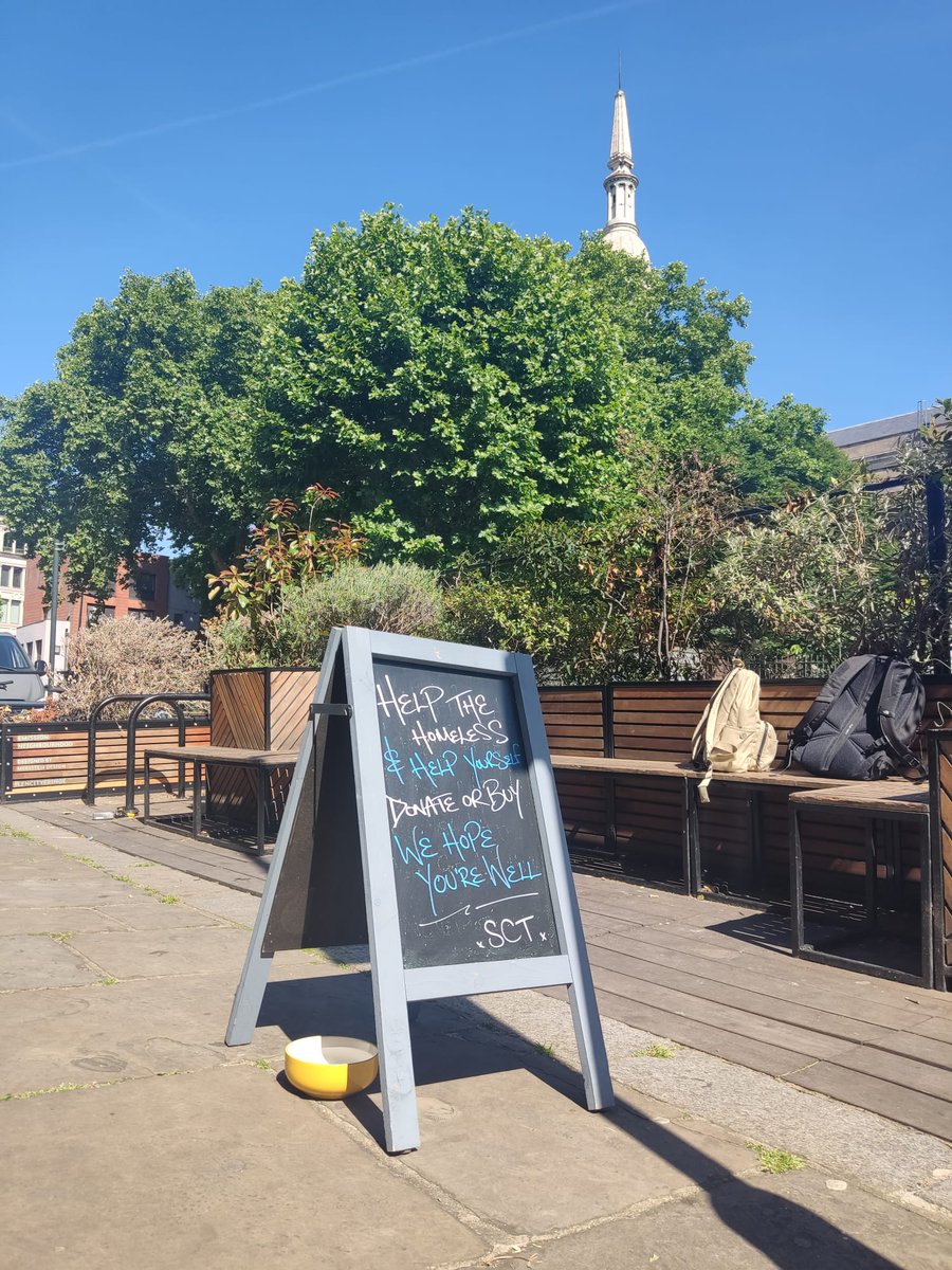 SCTrecovery's tweet photo. It's a beautiful day to get a @PaperAndCup iced coffee and hang out in our community gardens at @ShoreditchChurc(h) 🌞 https://t.co/yNYUwTwqSe