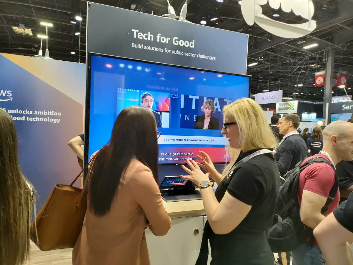 #VivaTech 🚀 Come meet us at our Tech for Good pod and explore sustainable solutions that are helping public sector organizations, societies, and communities address their most pressing challenges for the common good.