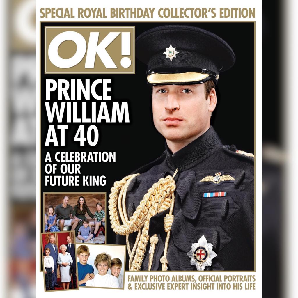 Don’t miss our special collector's edition of OK! as we celebrate Prince William’s 40th birthday!🎉👑Read more here: ok.co.uk/royal/ok-speci…