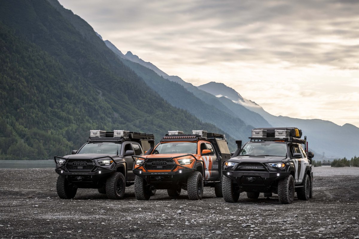 xoverland's tweet photo. NEW PODCAST🚨 35" vs. 33"? Tacoma vs. 4Runner? In our newest podcast, we dive deep into the decisions we made on the vehicles from Alaska: The Last Frontier! 🎙

https://t.co/PlBWt6edMO https://t.co/sfsgB8gT4l