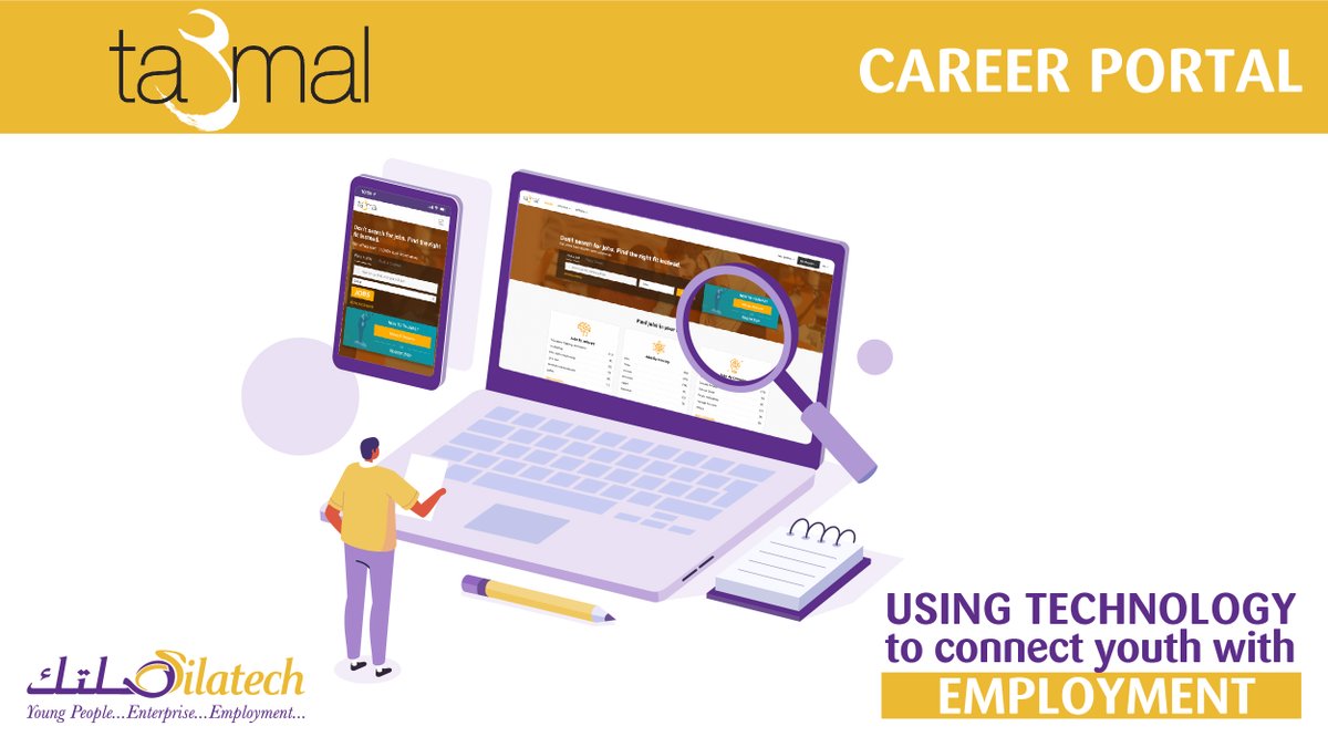 Silatech's tweet photo. #Youth_unemployment is a global challenge. They're facing a rapidly changing work environment. They need new skills. Technology is part of the solution
#Ta3mal portal helps connect #youth to #jobs & #opportunities.
Apply here 👇🏻:
https://t.co/cMAvmyldpy
#QatarJobs https://t.co/v6zzk3tt5y