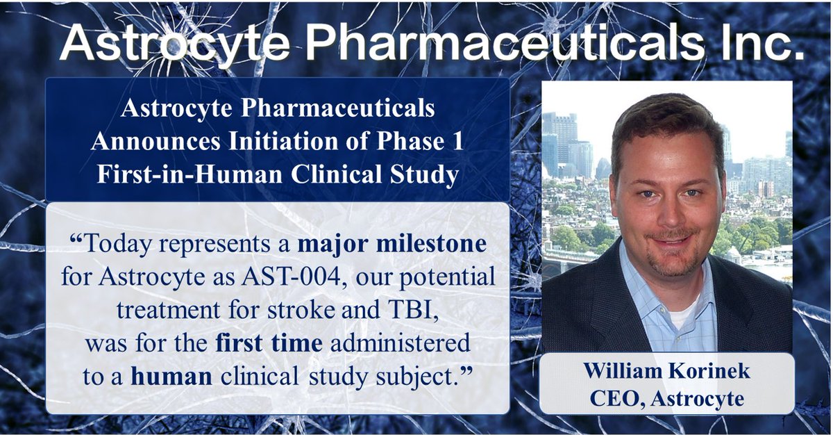 Astrocyte Pharmaceuticals tweet media