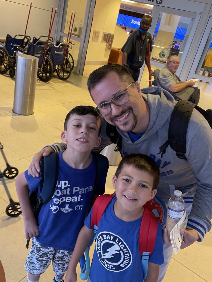 Starting the family vacation but stay repping <a href="/TBLightning/">Tampa Bay Lightning</a>! #GoBolts