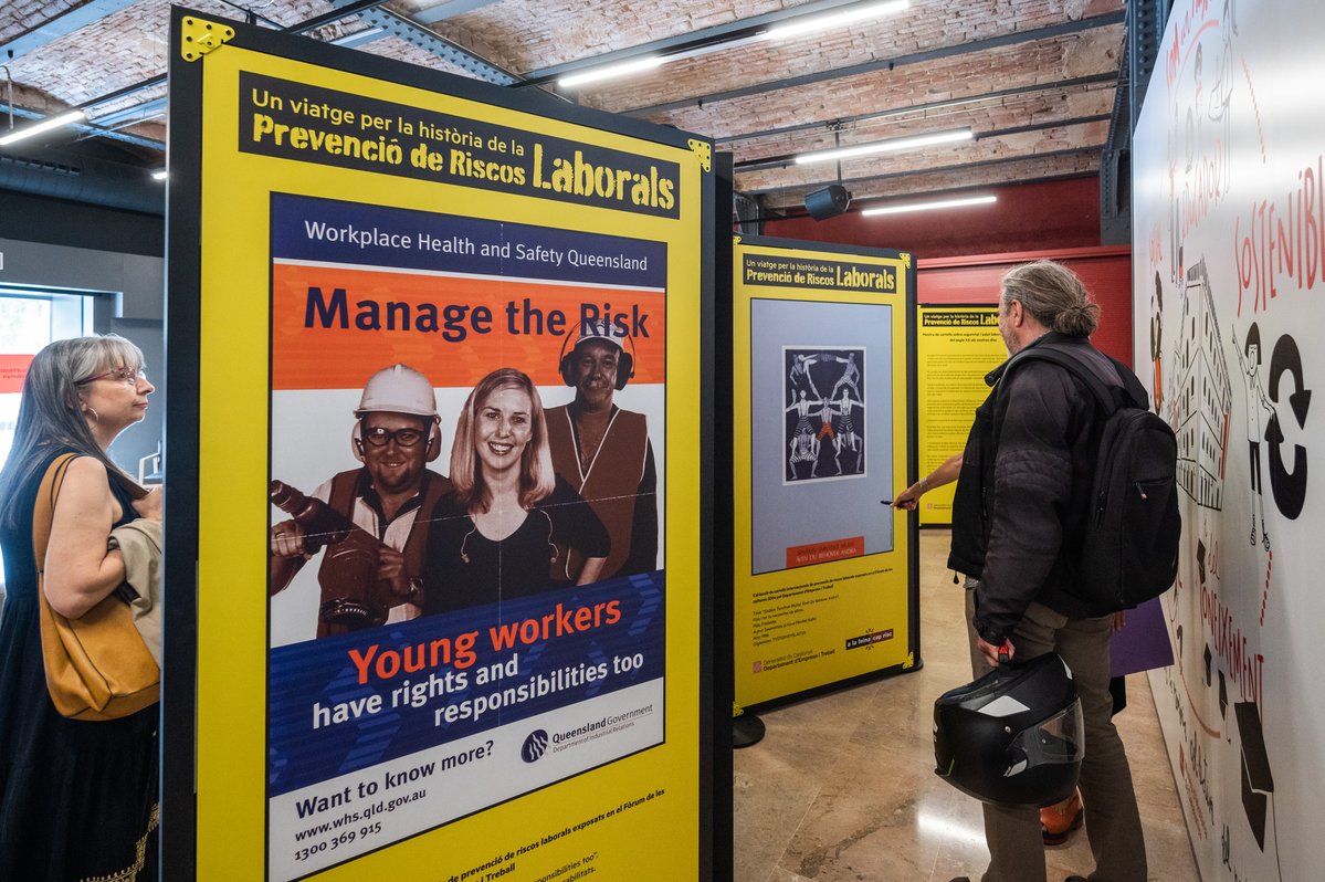 alafeinacaprisc's tweet photo. 📢 Recordeu passar pel @mhistoriacat per visitar "Un viatge per la història de la prevenció de riscos laborals”.

Una mostra de cartells sobre seguretat i salut laboral de principis del segle XX als nostres dies.

🗓️ Fins al 30/06/22.

🔗 https://t.co/dy5Ezv5o7k

#alafeinacaprisc https://t.co/yjd4CE2of2