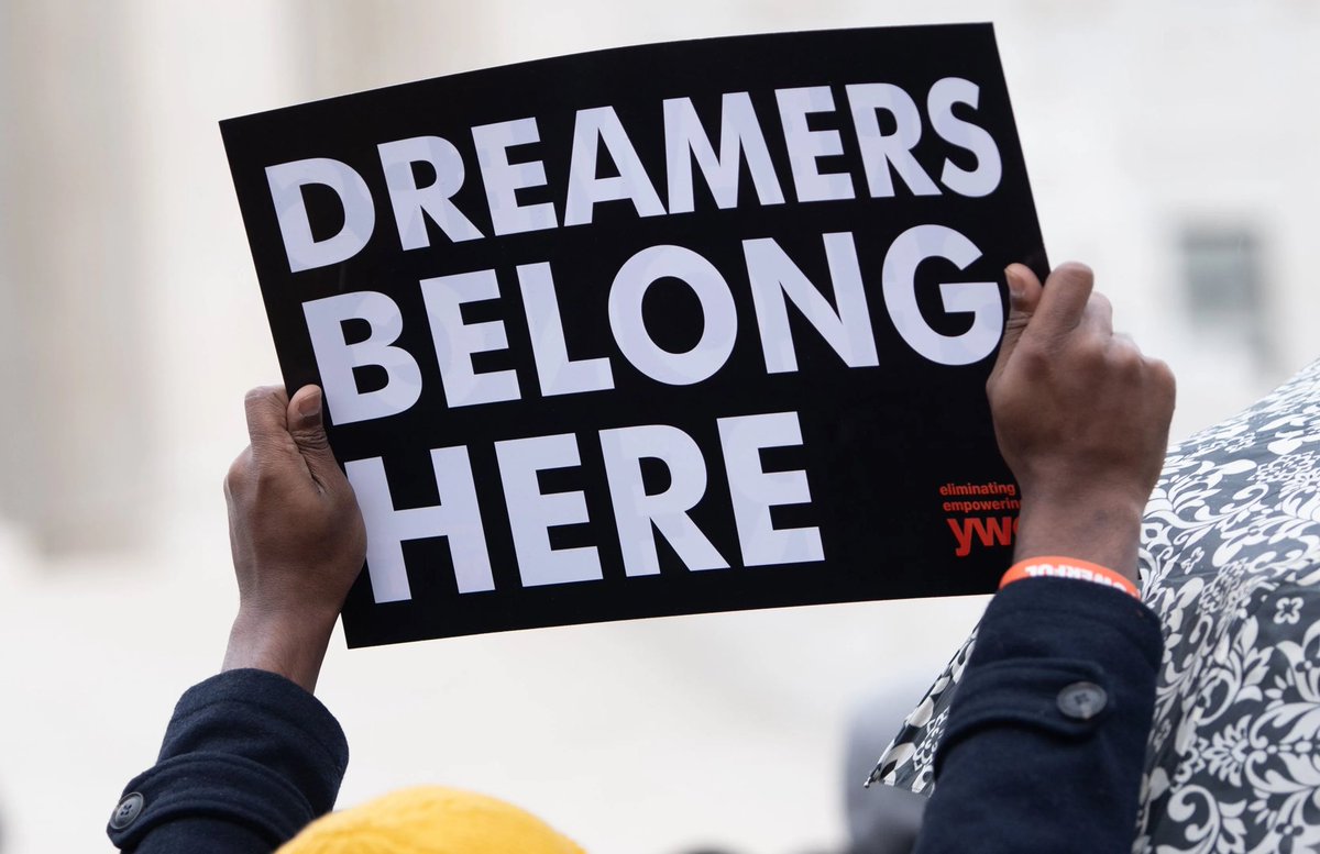 ananavarro's tweet photo. Today is 10th anniversary of DACA. These young people were brought here through no fault of their own. They are American in every way but officially. They’re part of our society and contribute to our country. They live in fear and uncertainty. They deserve a path to citizenship. https://t.co/K8cUVYwIq8