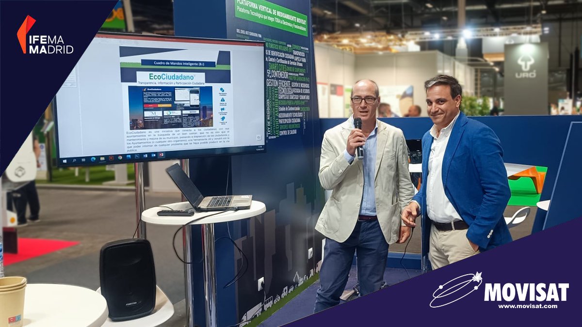 MOVISAT_es's tweet image. Ángel castillo, de @RSUMalaga, nos ha contado su experiencia con #MOVISAT en la digitalización del servicio de recogida de residuos en los 92 municipios en los que el Consorcio presta sus servicios.

#EcoSAT #EcoCiudadano