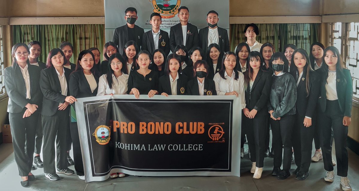 #ProBono Club successfully conducted a Workshop on #LegalLiteracy vis-a-vis #SocialJustice during the official launch of Pro Bono Club at Conference Hall, Kohima Law College. Informative sessions on RTI, PIL & Human Rights were also held as a part of the event.