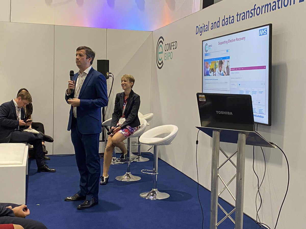 AnalystX_'s tweet photo. We’ve got the best seat in the house for @DrDAshby session on the model health system, GIRFT and elective recovery. They’ll be on the pods from 13:30 so if you missed it or want to know more come to F5 and meet the team!
#AnalystX #NHSConfedExpo https://t.co/vpwEz1I5Sc