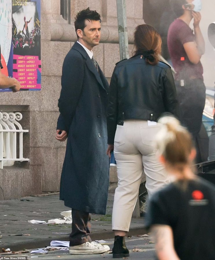 David Tennant filming Doctor Who in Bristol - 15/6/22