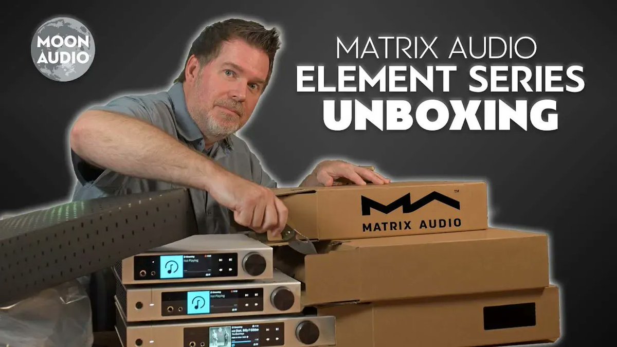 moonaudio's tweet photo. Check out our #unboxing and overview video of the new #Element streamers from @matrixaudio ! https://t.co/s5wwYdIULf
#MoonAudio #HeadphoneAmps #MusicStreamers #MusicStreaming #HiRes #HighFidelity #HiFi #MatrixAudio #ElementSeries #ElementX2 #MatrixAudioElement #Audiophile https://t.co/MGnBG7Zous