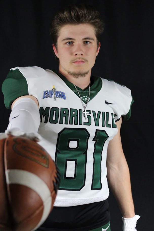 MvilleMustangFB's tweet photo. Section 4 has always been important for us here at Morrisville. Section 4 Hall of Famer Coach Pluta recruits the area for us. 

Here’s a few of our current Section 4 Mustangs. 

LB Joe Miller-Labar (Lansing)

OL Cole Williams (Tioga)

WR Pat Freije (Susquehanna Valley)

#TheVille https://t.co/sYc9yRfZHk