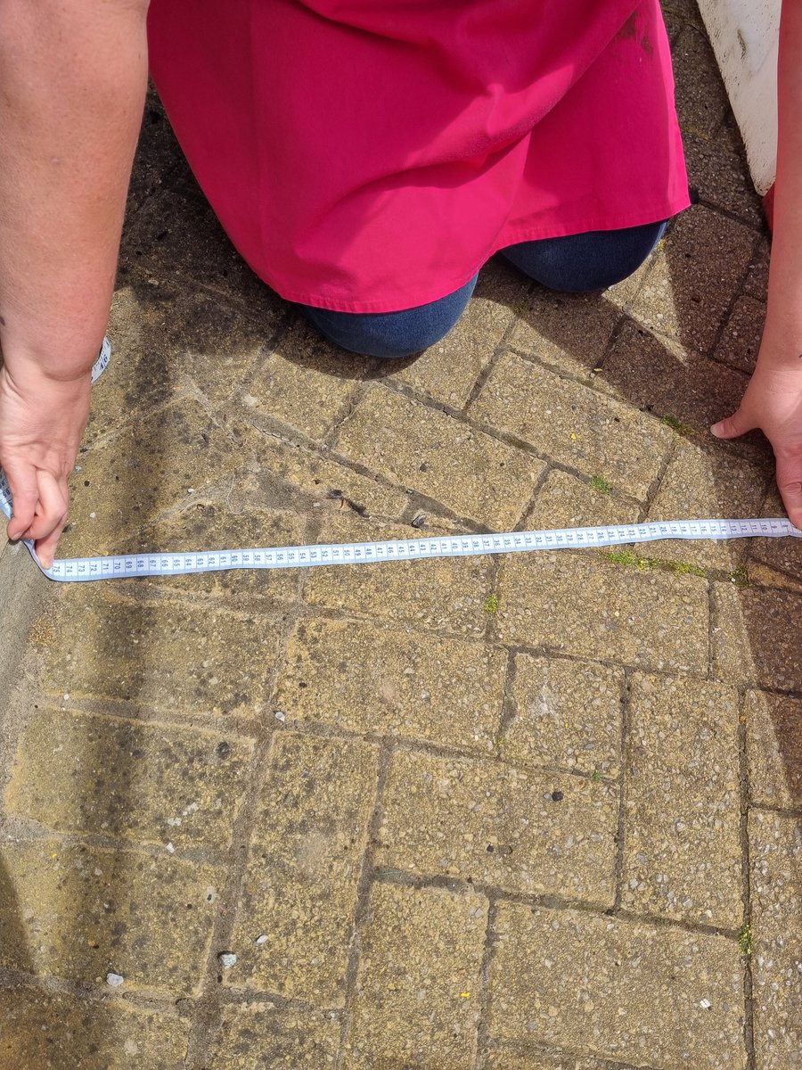 CuppacakeLtd's tweet photo. That's not 1.5meters is it? Please explain how 70cm is adequate for access into my shop and other independent buinesses?  @LancashireCC @burnleycouncil @antony_hig https://t.co/0ubRG34xJQ