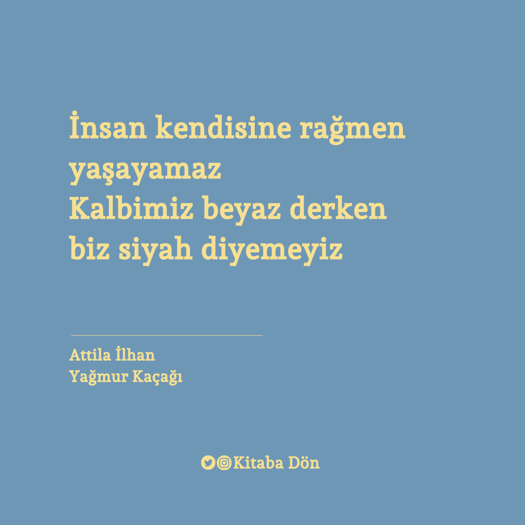 Yağmur Kaçağı
#Attilailhan