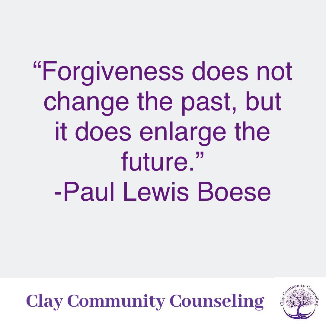 MichelleAtCCC's tweet photo. If you have been hurt, it is time to forgive and focus on a better future! #Forgiveness #TimeToHeal #TimeToForgive #TimeToMoveForward #Relationships #ClayCommunityCounseling #MentalHealth #MentalHealthMatters #RelationshipHealth #Friendships #CouplesCounseling #MarriageCounseling https://t.co/2Elt1czL2I