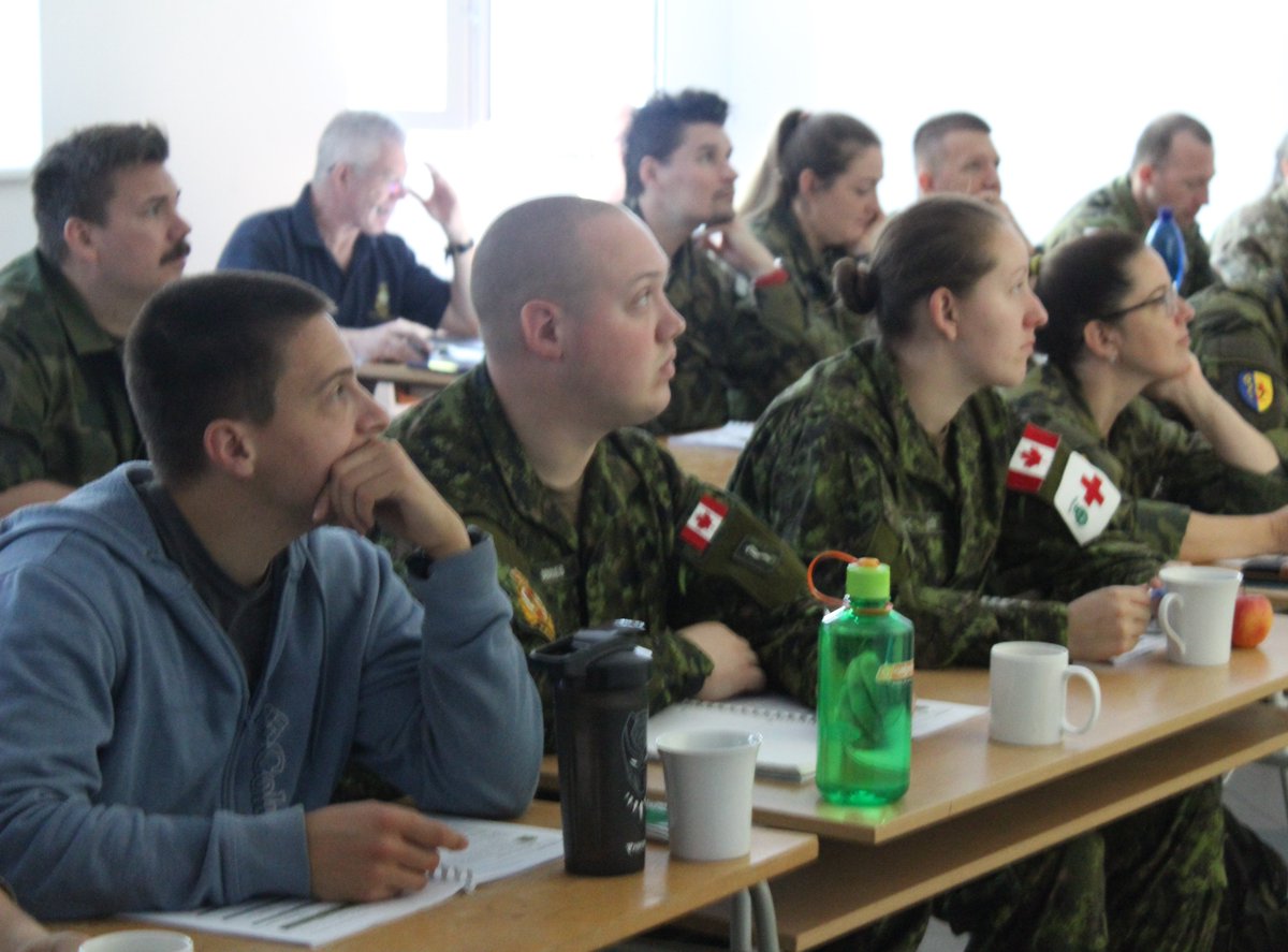 <a href="/JCBRN_Exercise/">EXERCISE CLEAN CARE 2022</a> #CC22 SURG CDR Steven Bland🇬🇧and fellow medical personnel 🚑🇨🇿🇨🇦🇫🇷🇬🇧🇸🇪🇩🇰🇬🇷enter second day of a vital CBRN Emergency Medical Treatment Course aiming specifically at life-saving treatment of CBRN casualties and any casualty in a CBRN environment.
