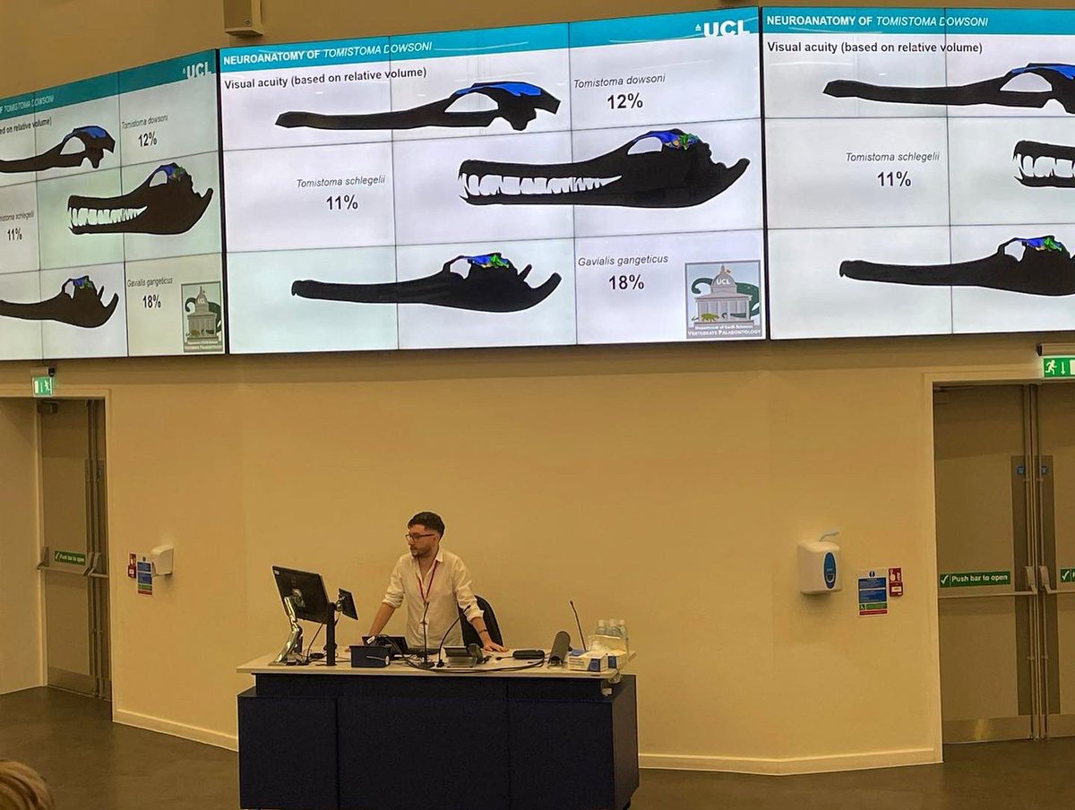 palaeoburke's tweet image. First talk at a conference completed ✅ had a great time talking about my research on Tomistoma dowsoni at ProgPal today! @ProgPal2022 #ProgPal22