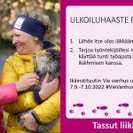 Image for the Tweet beginning: ULKOILUHAASTE PÄÄTTÄJILLE: Haluatko tehdä hyvän