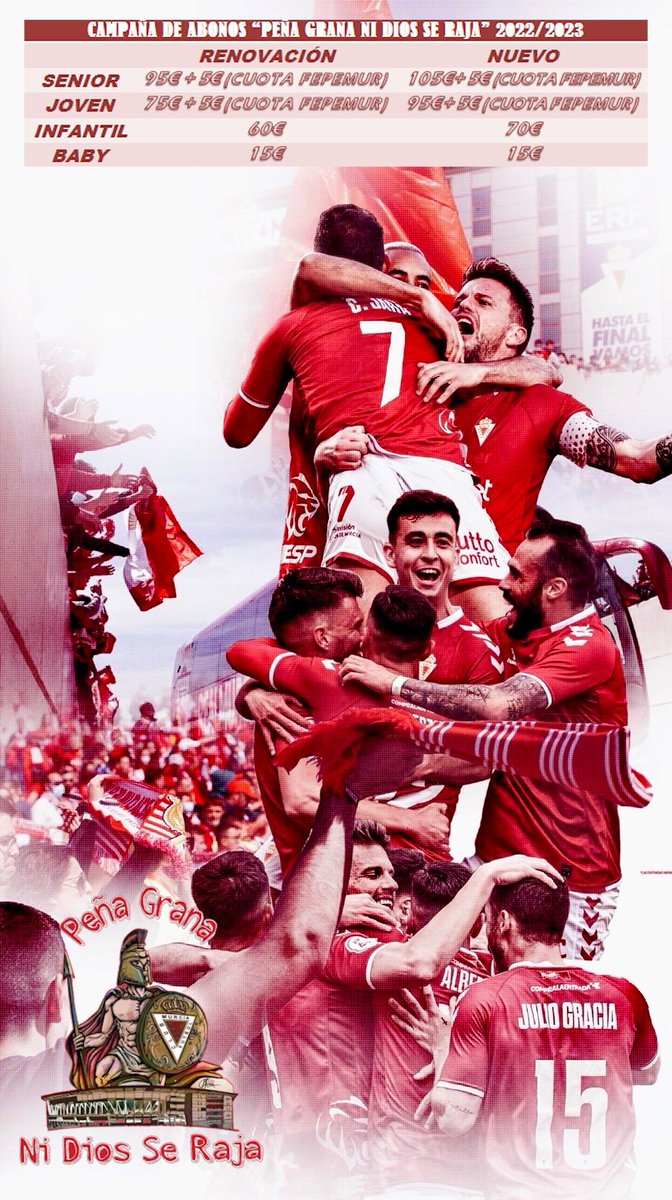 CAMPAÑA DE ABONADOS 2022/2023 ❤️🤍

<a href="/REALMURCIACFSAD/">Real Murcia CF</a>