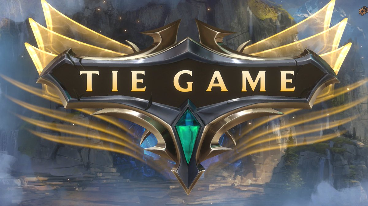 Deomew's tweet image. After hours upon hours in @PlayRuneterra I've gotten a TIE GAME. I didn't even know that was even possible!