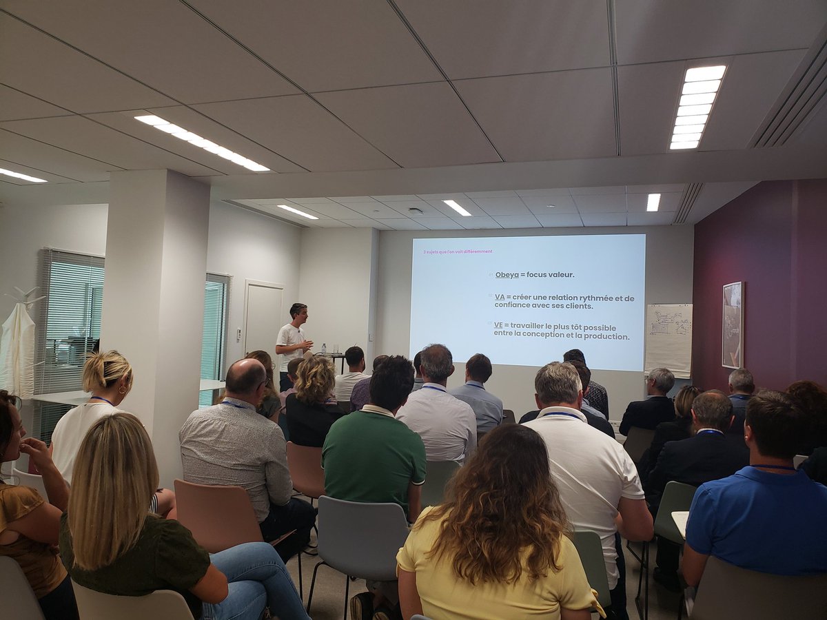 SophieLasserre1's tweet photo. Témoignage bluffant : Paul Rousseau, COO de la startup Koober nous raconte comment il a choisi le #lean comme stratégie pour changer radicalement de cap et repenser complètement l'approche de sa startup, grâce au Takt Time et à l'analyse de la valeur client #LeanSummit https://t.co/mmGBw8x3bv