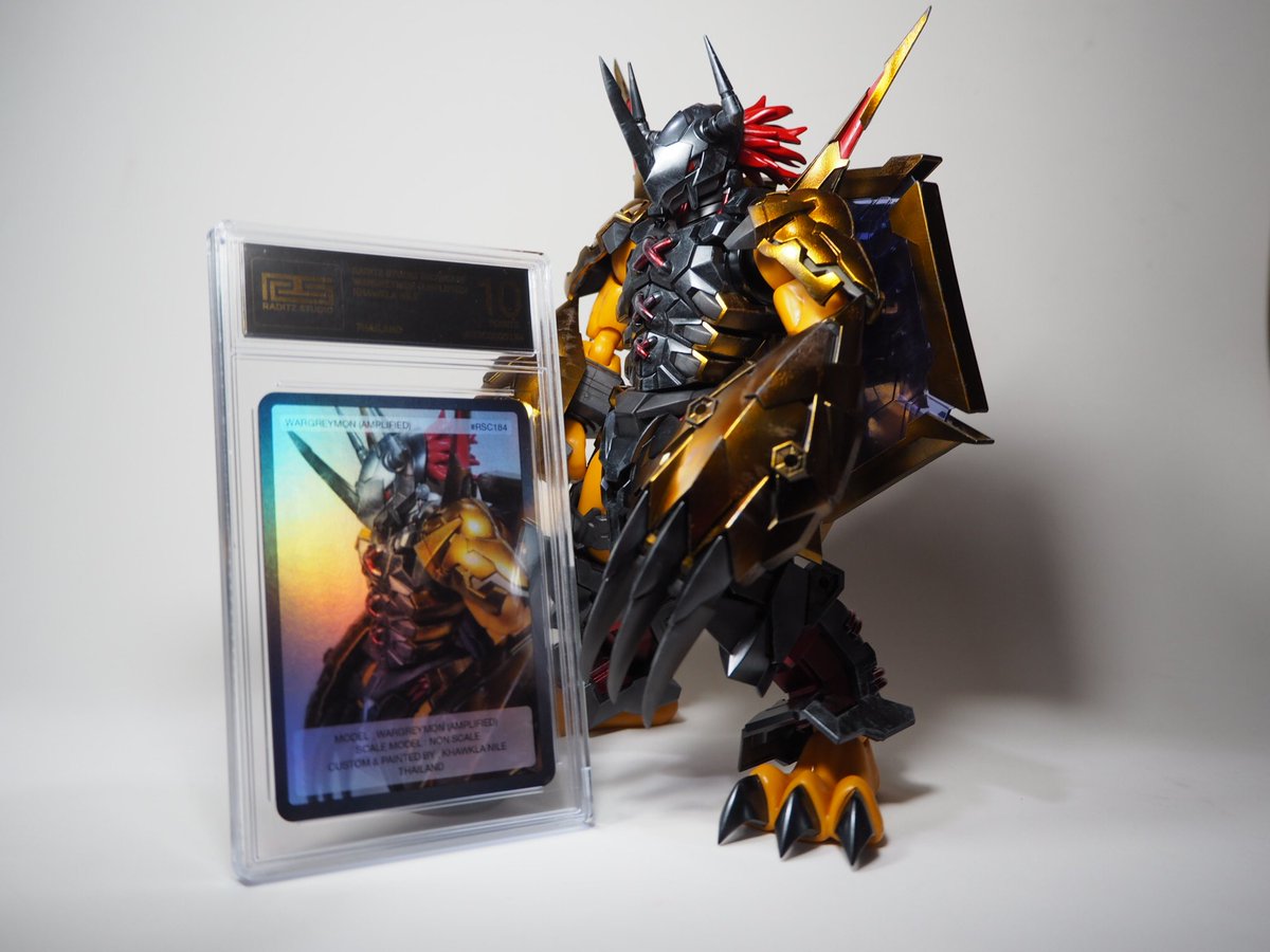 HobbyLifeStudio's tweet photo. Thank you @RADITZSTUDIO for showcase card 

#HobbyLifeStudio
#RaditzStudio #RaditzStudioShowcaseCard
#WarGreymon #ウォーグレイモン #Digimon #デジモン #DigitalMonsters #デジタルモンスター #バンダイ #Bandai #FigureRiseStandard https://t.co/BHxvCcRRpP