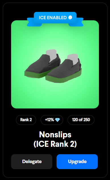 I have a lvl 2 ICE poker wearable available for delegation PM me if you are interested! #icepoker #Decentraland #NFTCommunity #crypto #metaverse