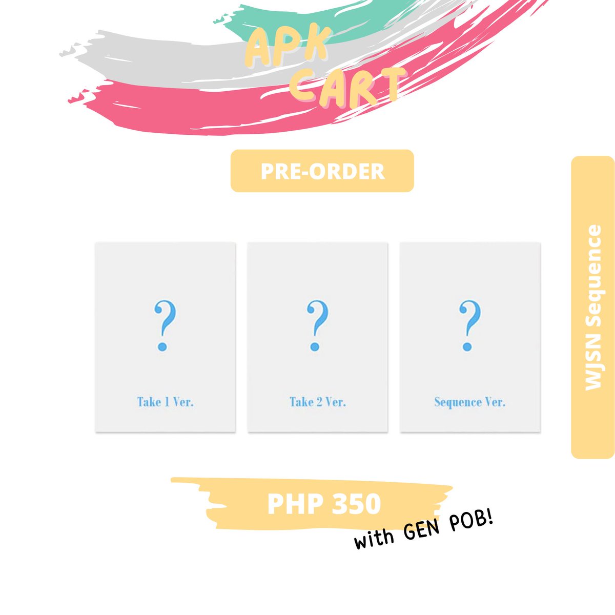 APK_Cart's tweet photo. #APKCartPreorder | WTS LFB PH GO
Pre-order WJSN Special Single Album 'Sequence'
Sealed Album with Gen POB
💸 350 each + LSF
NETA
Payo or DOP
DOO/DOP: June 27
MOP: GCash
MOD: J&T, SCO, Flash Express https://t.co/BviVWYzHC6