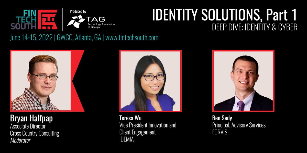 Fintech South (@fintechsouth) on Twitter photo It is day 2 of our #FintechSouth conference and we are ready to Deep Dive into Identity Solutions: Security & Privacy in room 201! 
Will you be there? It is day 2 of our #FintechSouth conference and we are ready to Deep Dive into Identity Solutions: Security & Privacy in room 201! 
Will you be there?