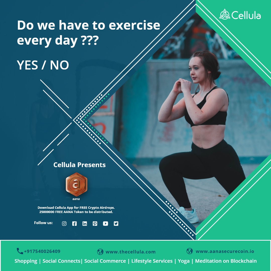 thecellulalife's tweet photo. To enjoy the glow of good health,
you must exercise
We provide you FREE health tips on our platform!!!
So, what are waiting for???
Download our app, Earn 400 Rs. as aana Coins for FREE!!! FREE!!! FREE!!!
#healthapp #healthcare #cellulaapp #healthcareapp #cellulalife https://t.co/I3JyADADCL