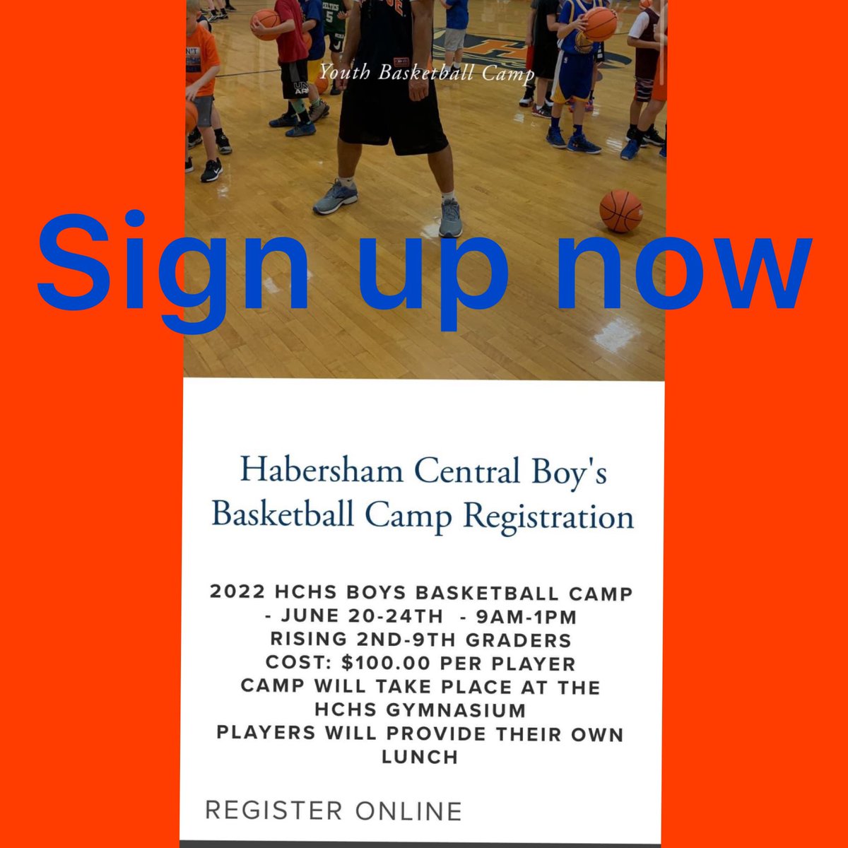 HCHS_Basketball's tweet photo. Our Boys Basketball Camp is NEXT WEEK! Sign up now! https://t.co/01KvTUPm6R