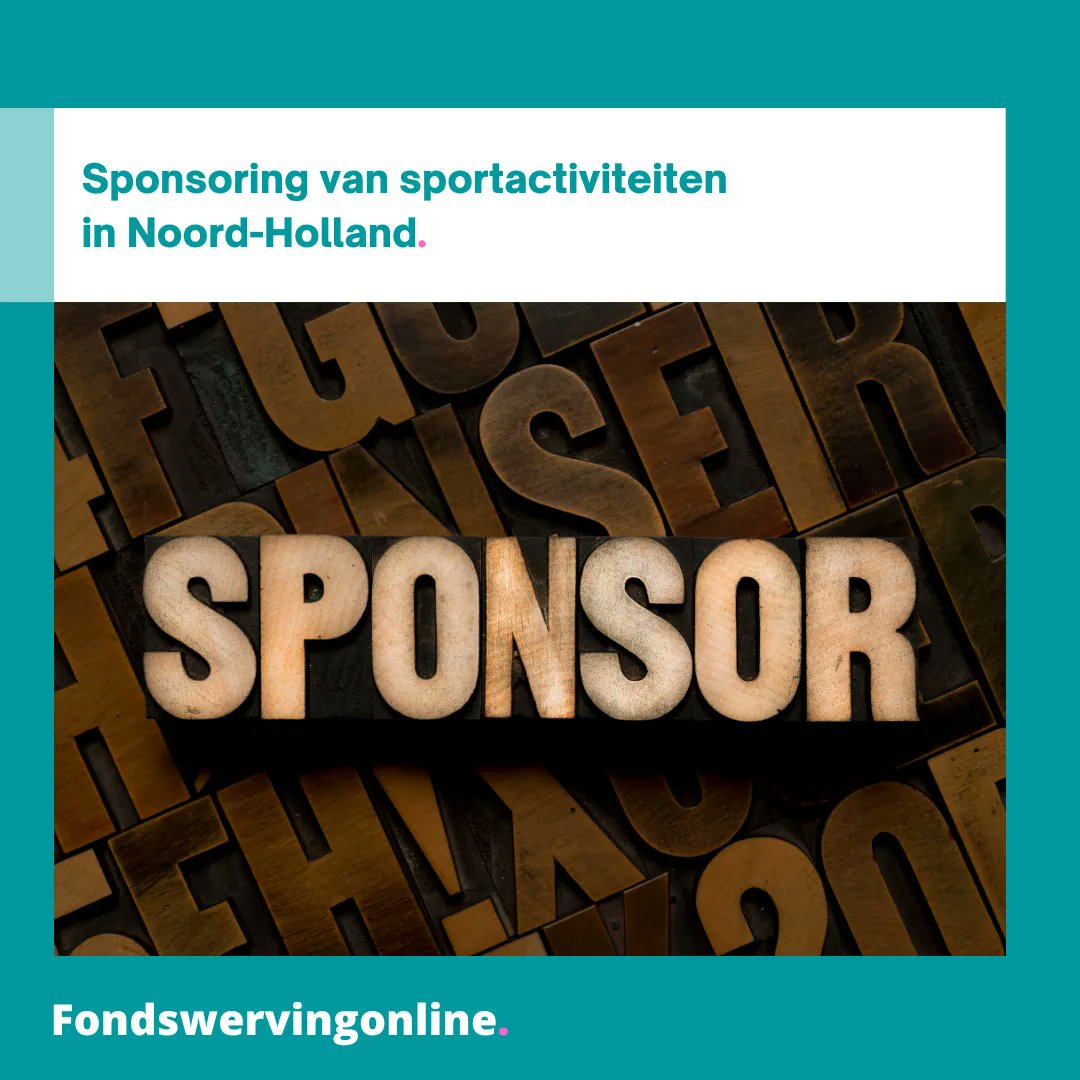 TenPages's tweet image. TIP: SPONSORING VAN SPORTACTIVITEITEN IN NOORD-HOLLAND
Aandacht voor een sponsor die sportactiviteiten in Noord-Holland sponsort én een relatief makkelijke en snelle aanvraag- en beoordelingsprocedure kent: buff.ly/39w2PXh

#sponsor #sponsors #sport #sponsorship