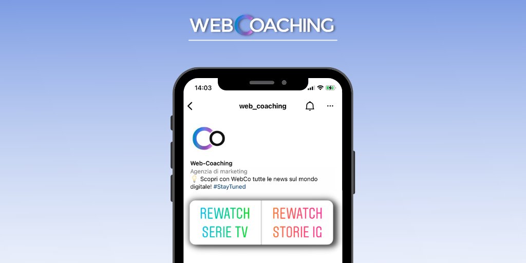 web_coaching_it's tweet photo. Come passare il tempo durante #instagramdown 
.Rewatch serie TV
.Rewatch storie IG

Se preferite la prima opzione allora suggeriamo di aggiornare l'app per sistemare il bug delle #InstagramStories 😉 https://t.co/9XinqrOjYb