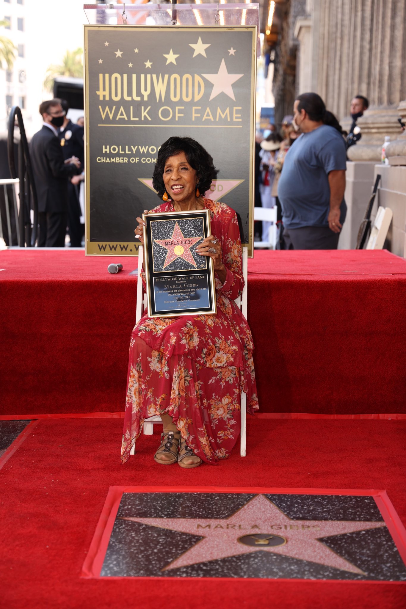 Happy Birthday to Walk of Famer Marla Gibbs!  
