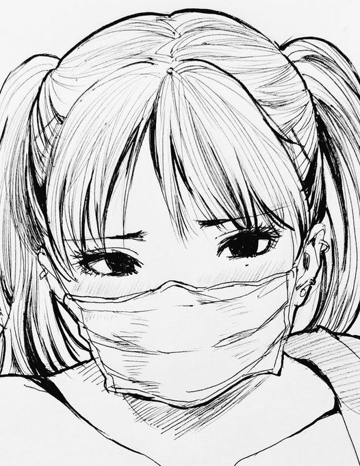 ハイライトのない黒目ってのもいいものですよね 