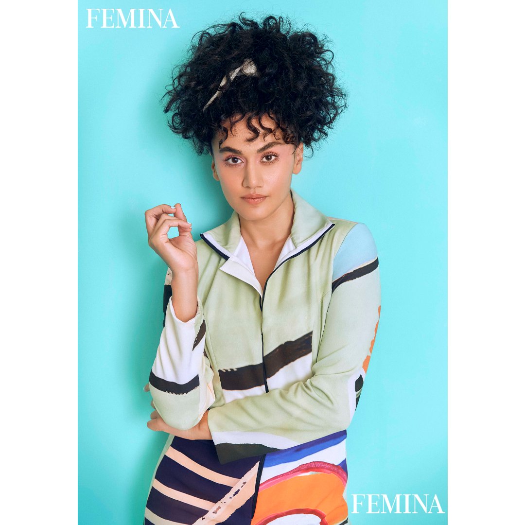 FeminaIndia's tweet photo. "When you know that you are here to carve a path that no one has walked, you know that it’s not going to be easy. But that’s okay; you want to enjoy the journey as much as the destination," says @Taapsee, a trailblazing artiste and our cover star of the month. https://t.co/EBnrTDyriT