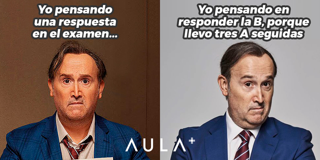 Aulaplusform's tweet photo. ¡Miércoles con "M" de #Meme! 😜

Las caras Juan, las caras. 😂 

#TeAyudamosaAyudar
#oposicion
#Memes 
#academia
#2022 https://t.co/Ewq9vIaoYh