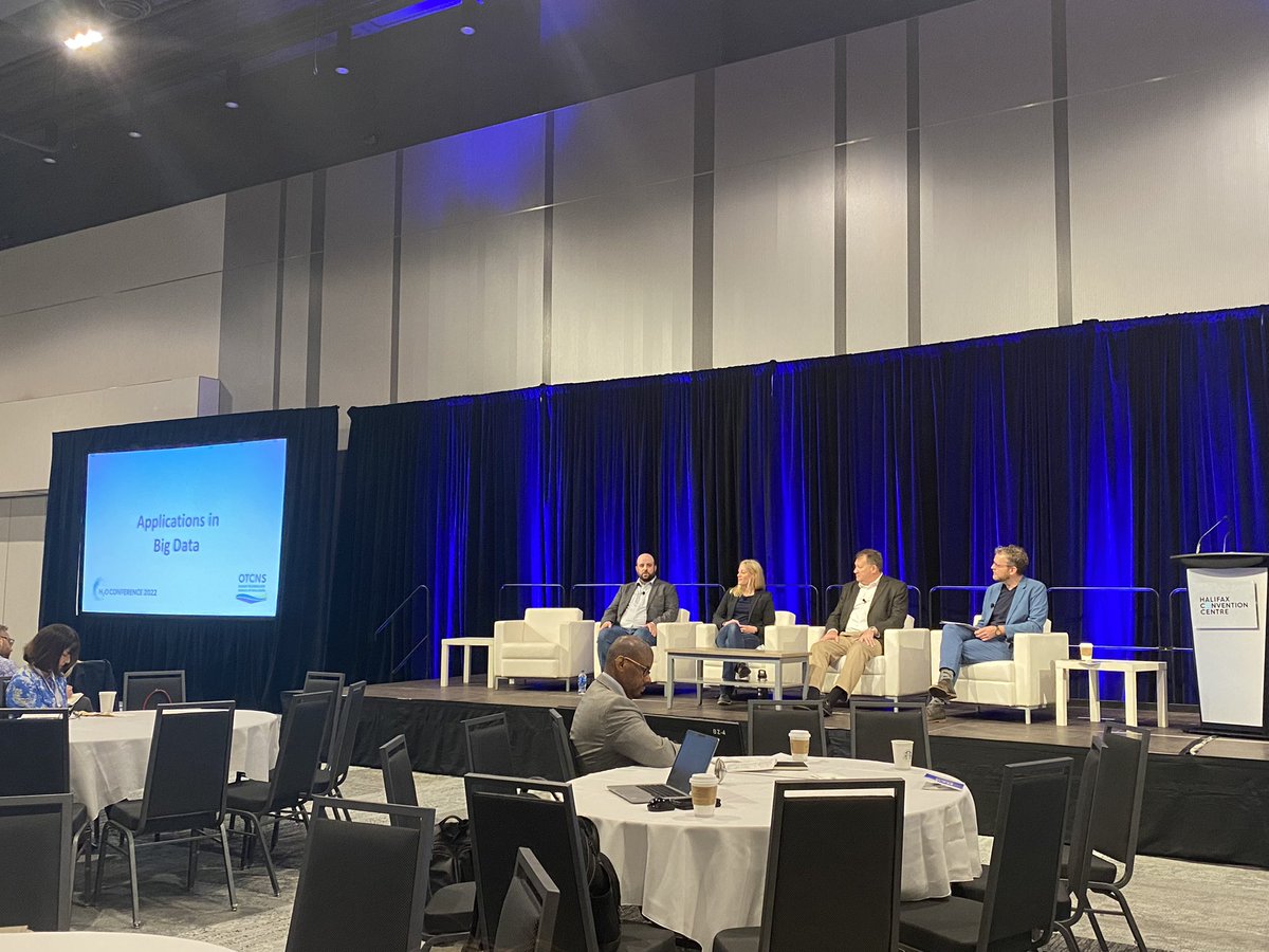 Day 2 of #H2O2022 kicks off with a conversation on #bigdata with <a href="/Jen_LaPlante/">Jen LaPlante</a> and speakers from <a href="/KrakenRobotics/">Kraken Robotics</a>, <a href="/tdygeospatial/">Teledyne Geospatial</a>, and <a href="/SaabSeaeye/">SAAB SEAEYE</a>