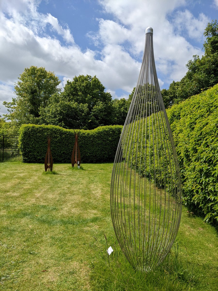 LucyParford's tweet photo. Showborough House Garden Sculpture Exhibition is a lovely place to wander around in the sunshine. It's running until this Sunday ☀️

#sculpture #garden #tewkesbury #Gloucestershire https://t.co/4oH9HZ9Fc1
