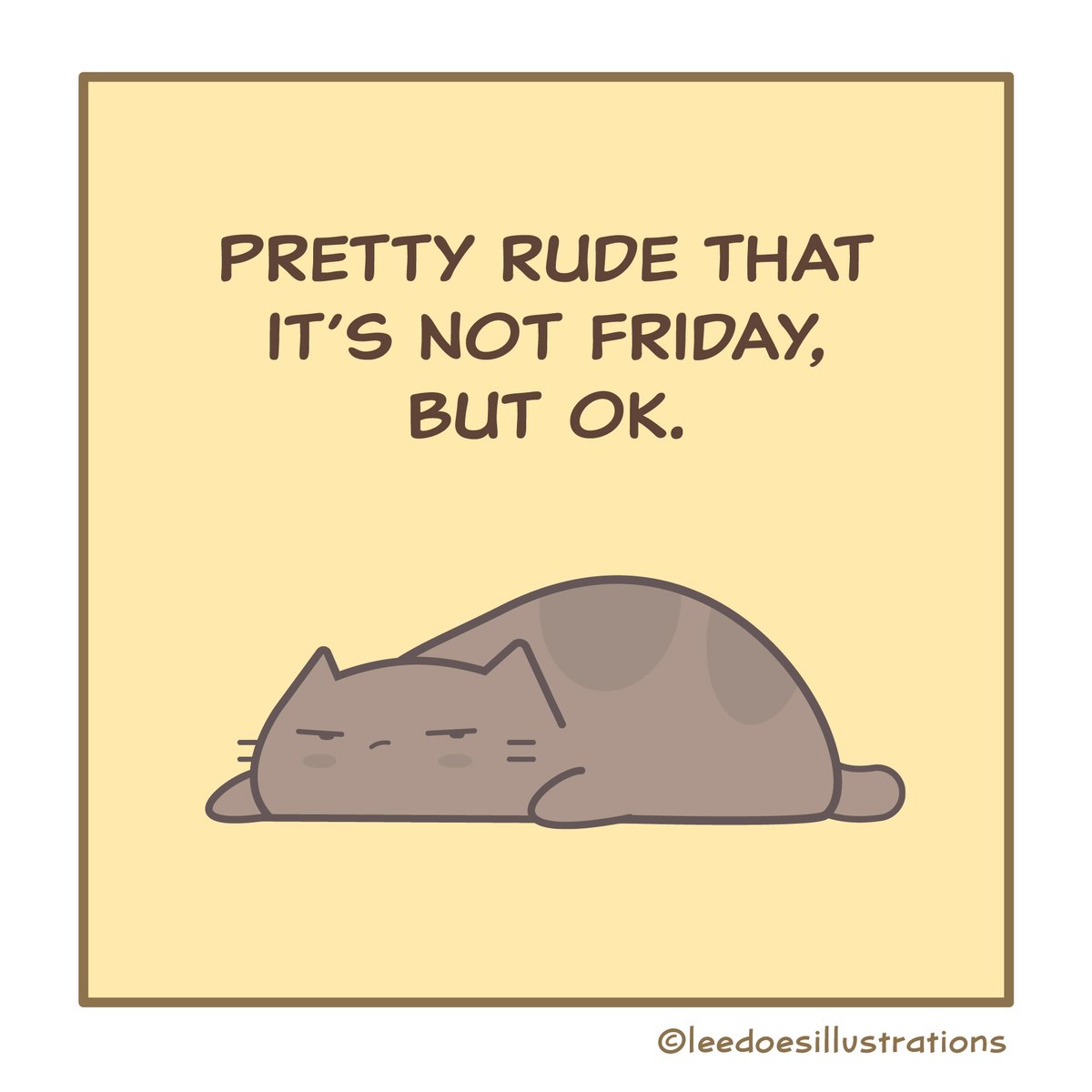 leedoesart's tweet photo. Happy hump day! #cat #catcomic #comic #funnyquote https://t.co/7P1mCEPsAF