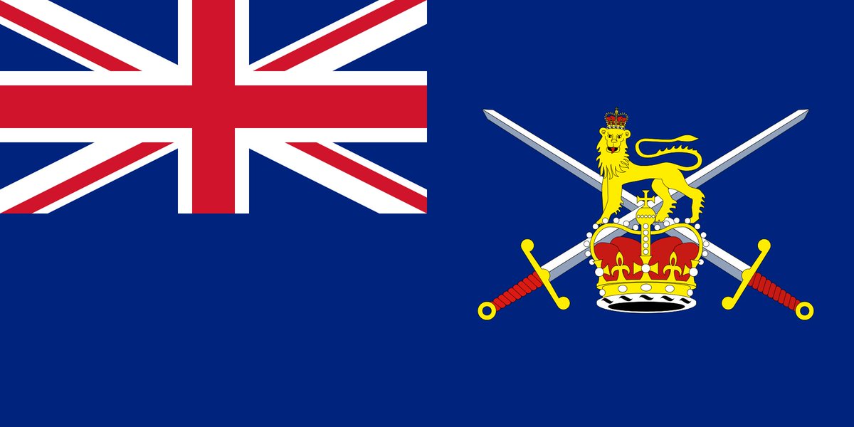 BritishHistorym's tweet photo. Flags featuring the Union Jack

Ensign of the Royal Logistic Corps for use on vessels commanded by a commissioned officer.

 #britishflags #unionjack #RoyalLogisticsCorps #Britisharmy https://t.co/yGvJlTFv0p