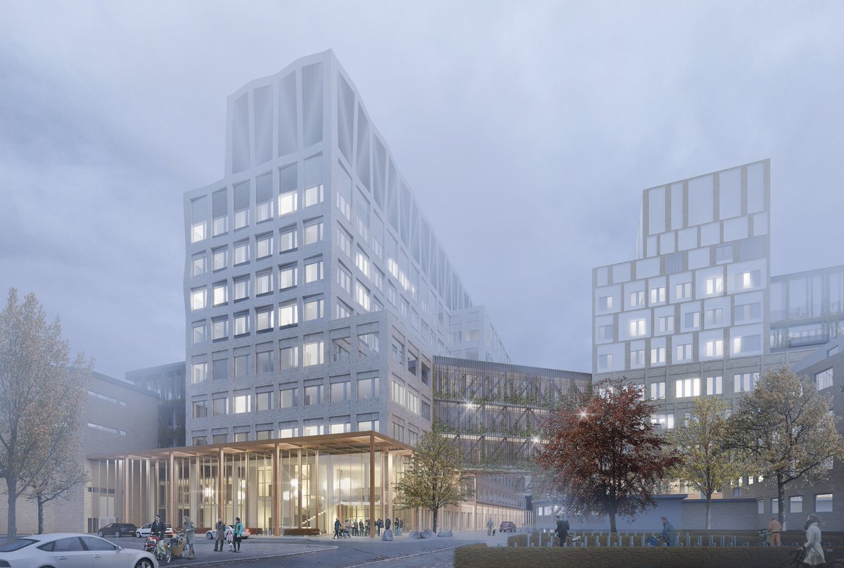 whitearkitekter's tweet photo. 🏆 Highly Commended, Future Healthcare Design 🏆
The stunning NSM Vårdbyggnader at @skanesus Malmö, designed in collaboration with hundreds of patients, clinicians and hospital staff for @regionskane as part of a wider transformation of the existing healthcare estate #EHD2022 https://t.co/qtcVCZ4f1r