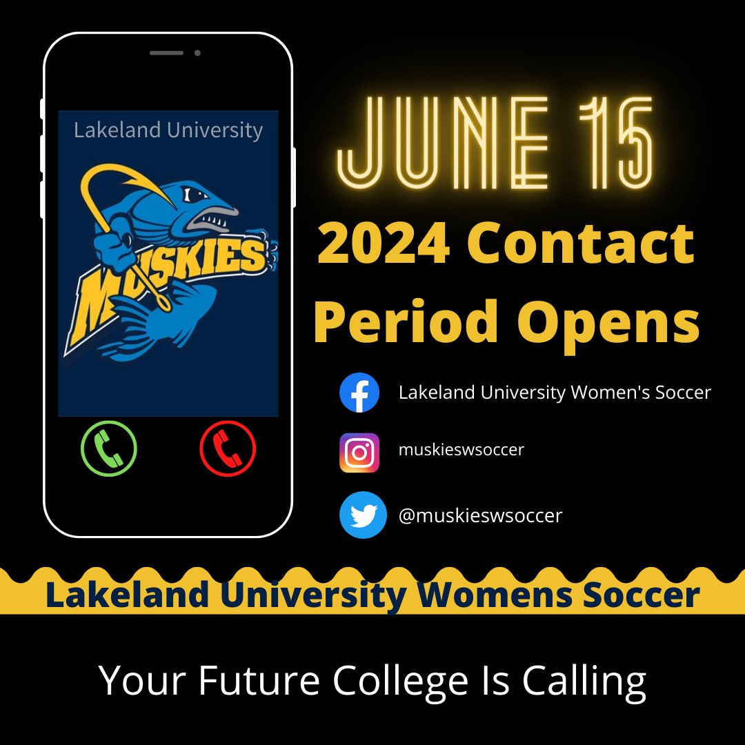 Class of 2024 your future home and womens soccer program are ready to welcome you! Are you ready to get hooked on LU? 🐠 
connect.lakeland.edu/register/women…