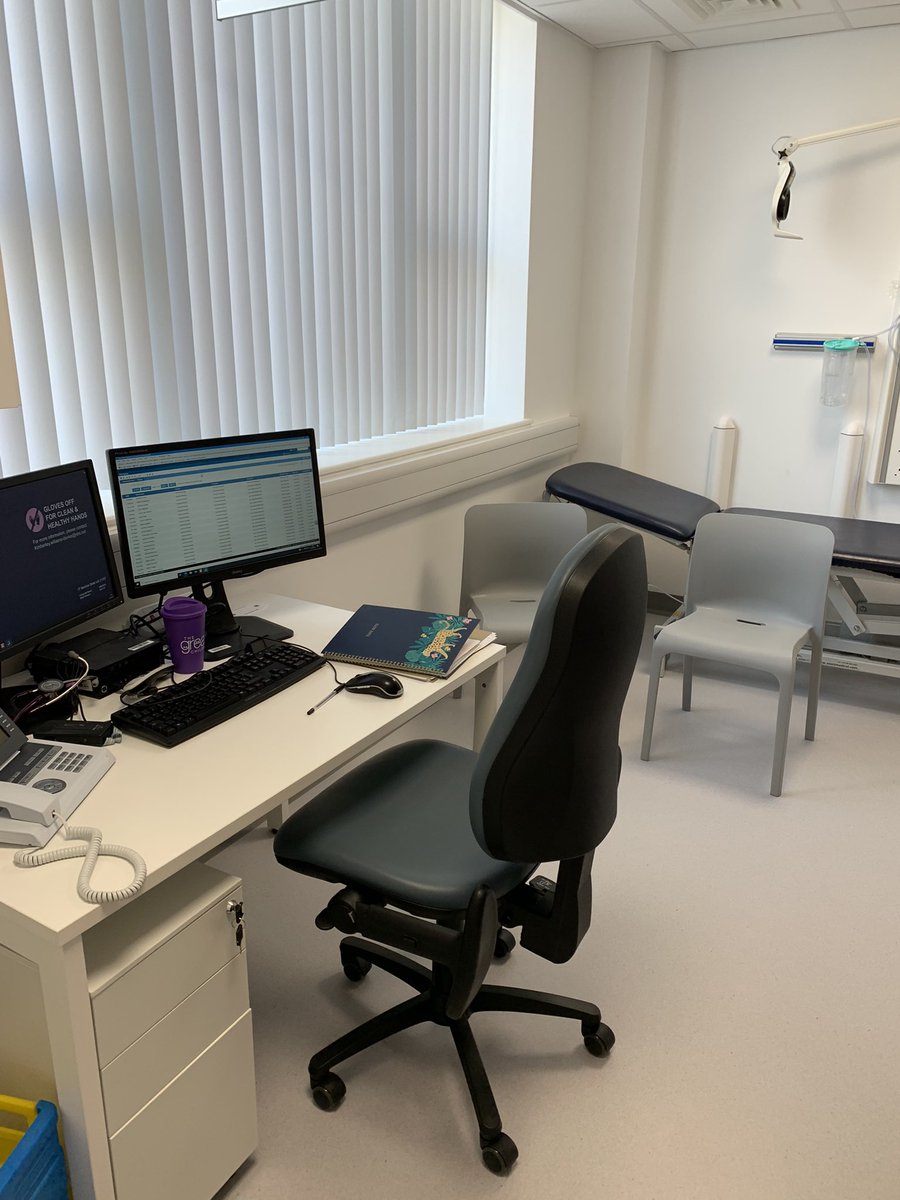 Today was my first clinic in our sparkly brand new immunology clinic <a href="/NewcastleHosps/">Newcastle Hospitals</a> and it is brilliant!! 
It is fantastic to have a dedicated space again and huge thanks to <a href="/ameliaedithpage/">Amelia Page</a> <a href="/Keecia/">Keecia Bailey</a> and <a href="/cathrstroud/">Catherine Stroud</a> for bringing it to life!