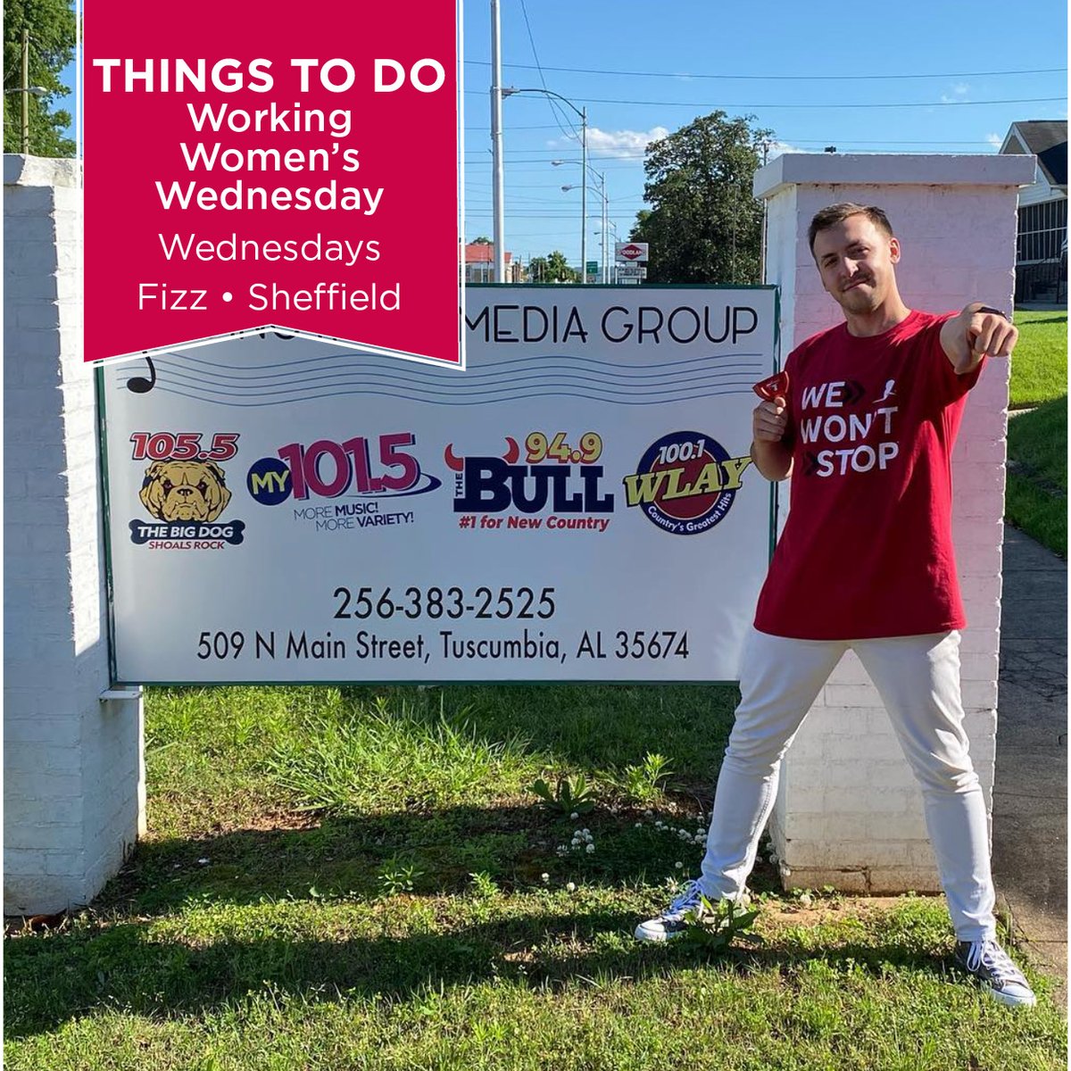 ColbertTourism's tweet photo. THINGS TO DO | Working Women's Wednesday
Wednesdays beginning at 6p
Fizz, Sheffield (4900 Hatch Blvd., Sheffield) https://t.co/rRdvAs0wqF