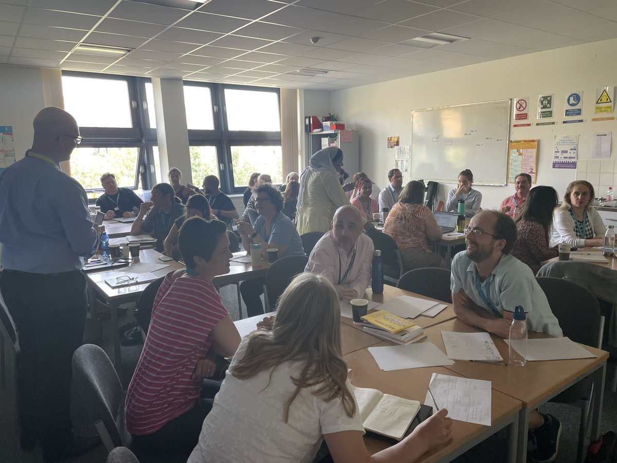amy_woodrow1's tweet photo. Fantastic to have @jonnykayteacher with us @CoBCollege today for a morning of professional development with our English and maths lecturers and coaches. Really thought provoking and practical sessions. Lots to take away and ponder over! https://t.co/OiSXO7gFK3